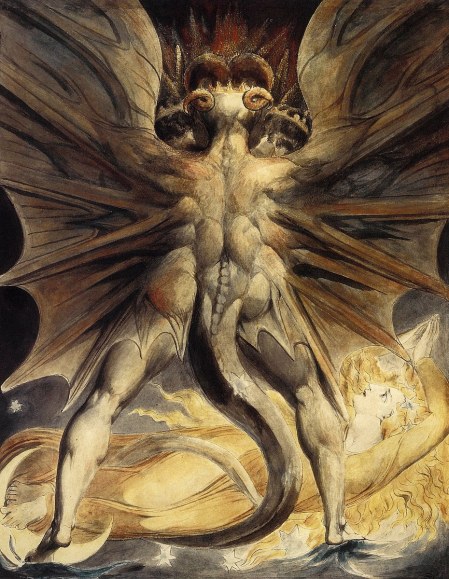 De esta manera representó William Blake la eterna pugna entre el bien y el mal